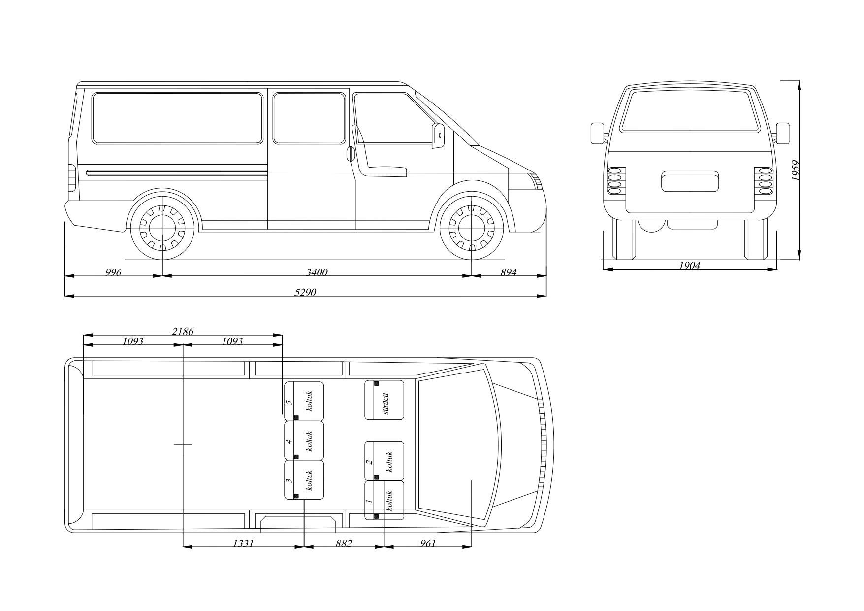 VOLKSWAGEN CARAVELLE Koltuk Ekleme Projesi